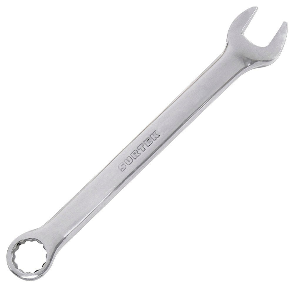 6 Pza Llave combinada pulido espejo en pulgadas, 12 puntas, 1-1/8" Surtek