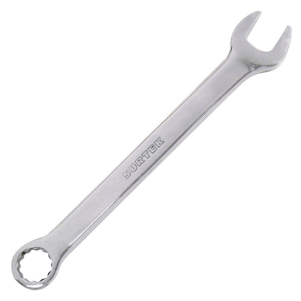 6 Pza Llave combinada pulido espejo métrica, 12 puntas, 6 mm Surtek