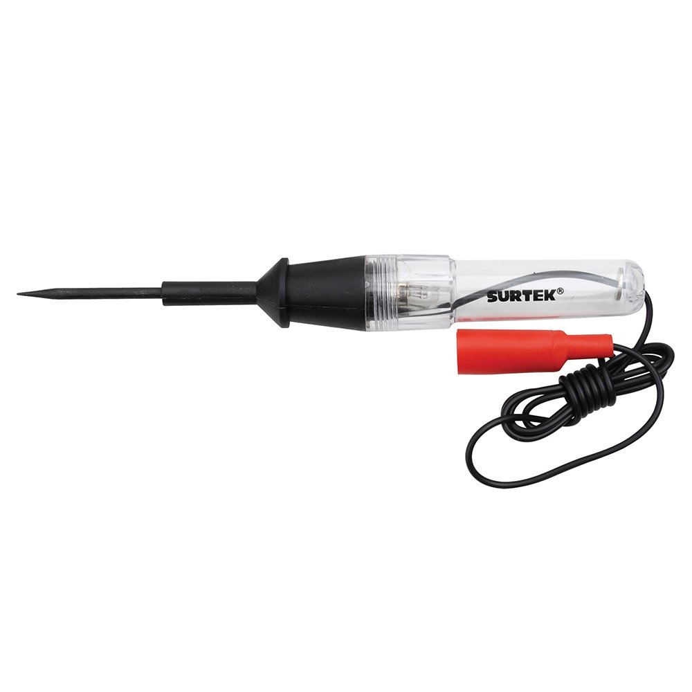 6 Pza Probadores de voltaje de corriente directa 6 - 12 V, 21.5 cm Surtek
