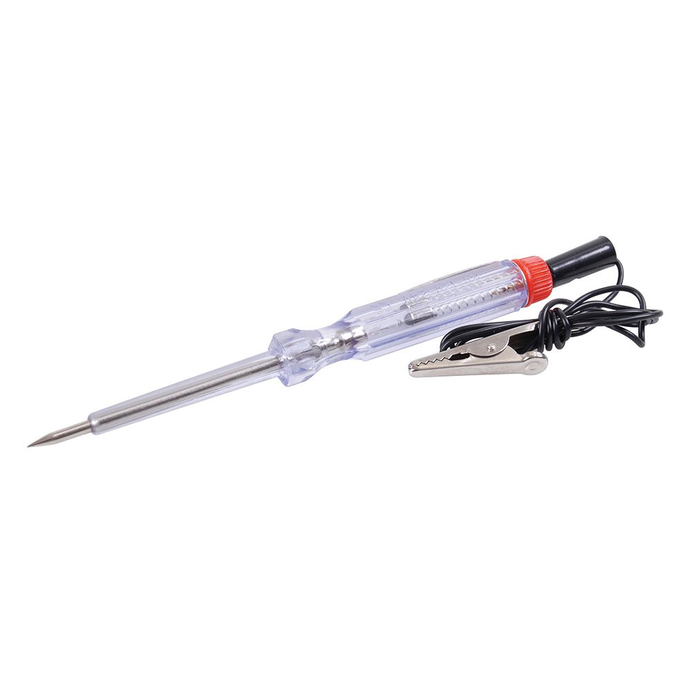 12 Pza Probadores de voltaje de corriente directa 0 - 24 V, 13 cm Surtek