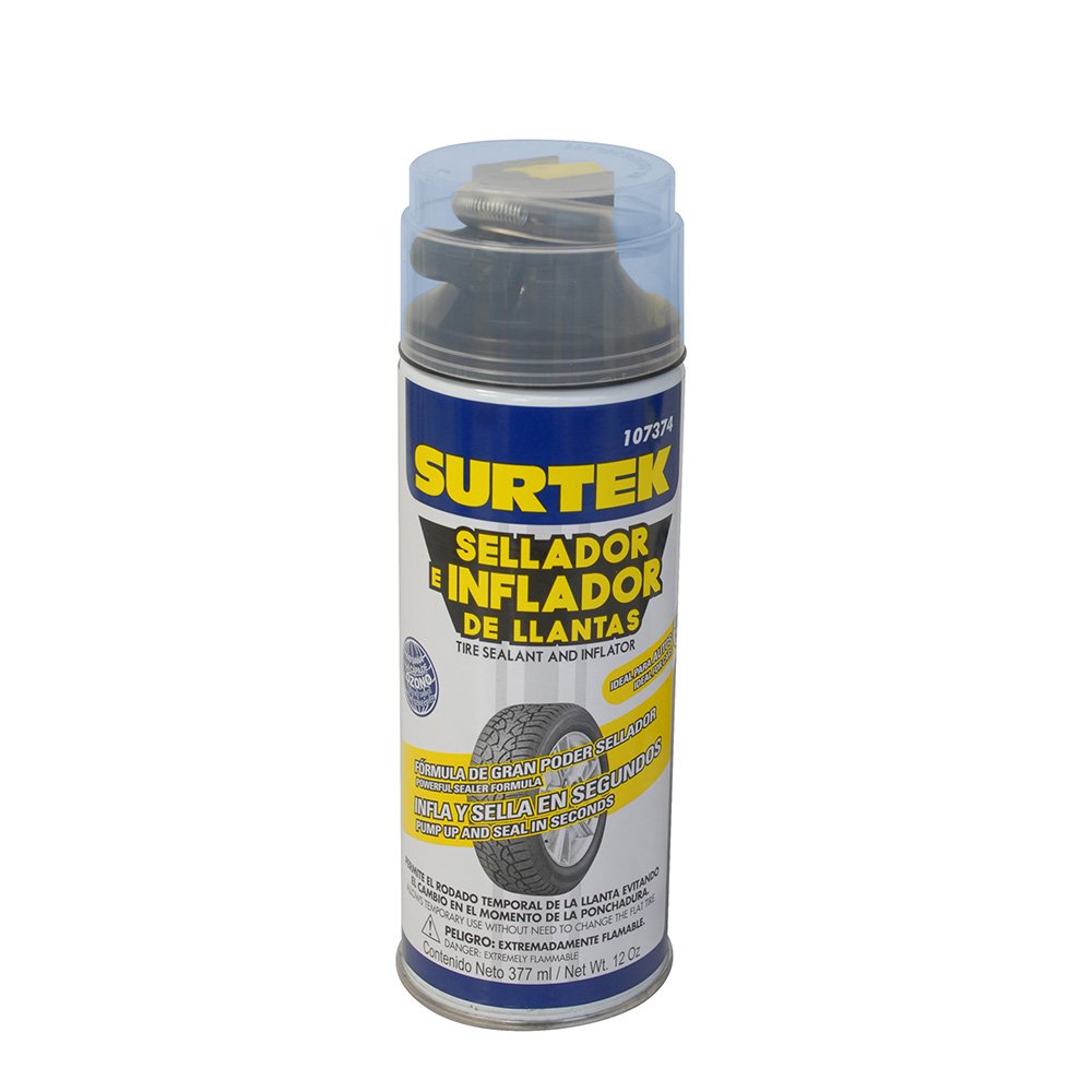 12 Pza Sellador de llantas 377 ml Surtek