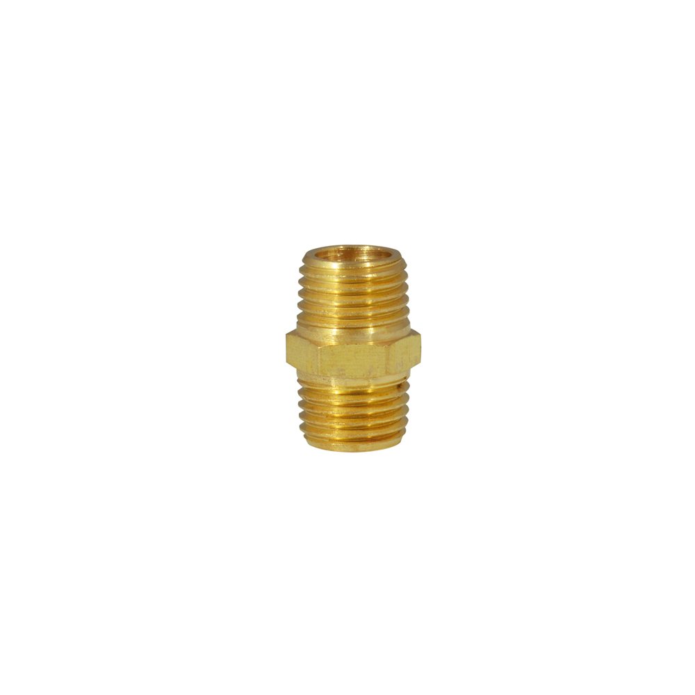 6 Pza Conector de latón 1/4" NPT, macho Surtek