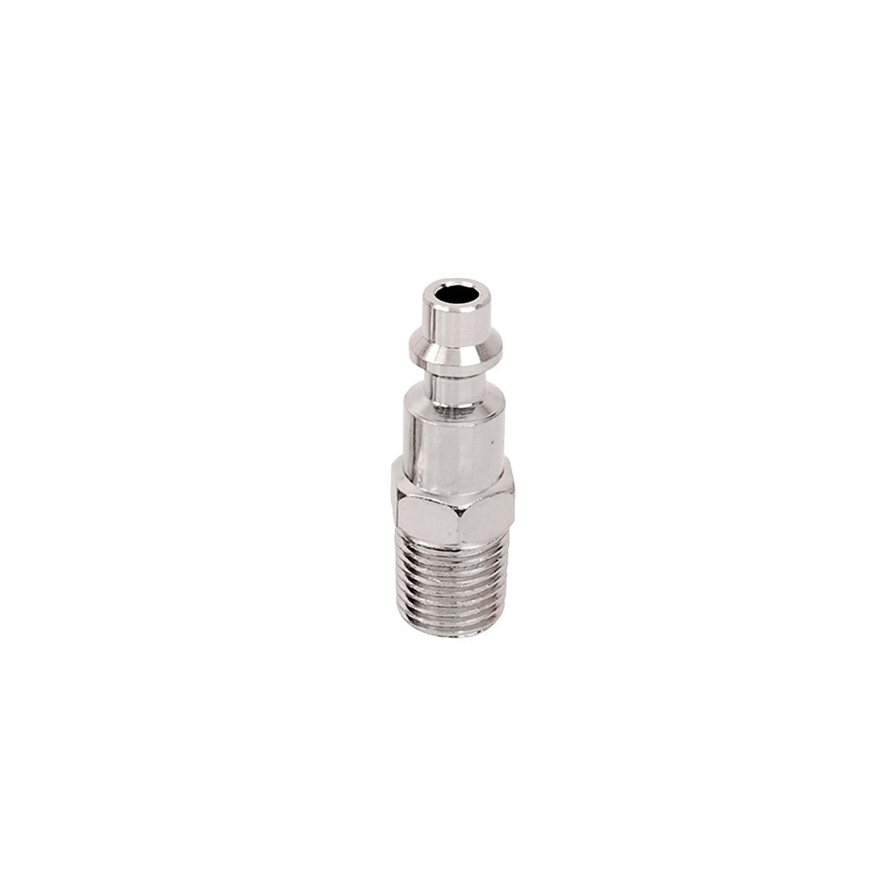 12 Pza Conector de zinc de conexión rápida 1/4" NPT, macho Surtek