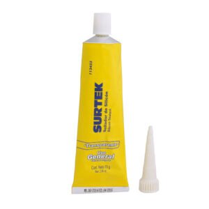 Silicón transparente en tubo, 70 gr Surtek