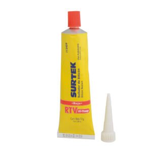 Silicón para alta temperatura, color rojo en tubo, 70 gr Surtek