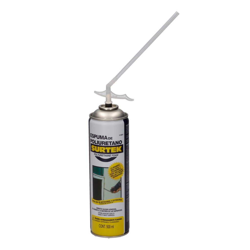 12 Pza Espuma de poliuretano 500 ml Surtek