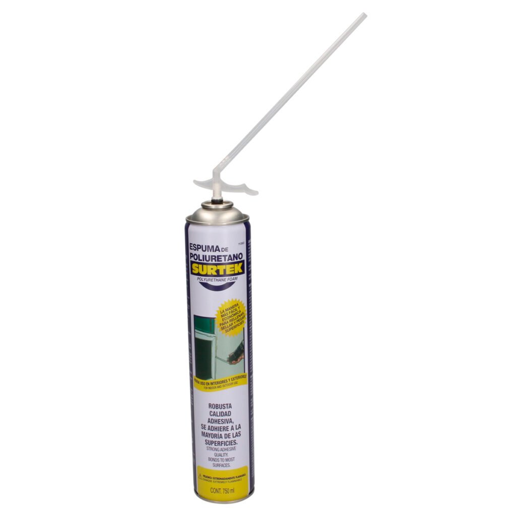 12 Pza Espuma de poliuretano 750 ml Surtek