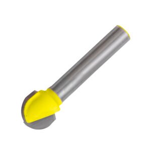 Broca para router de acero de media caña 3/8" zanco de 1/4" Surtek