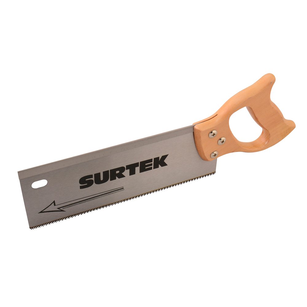 4 Pza Serrucho con mango de madera de costilla de 12" Surtek