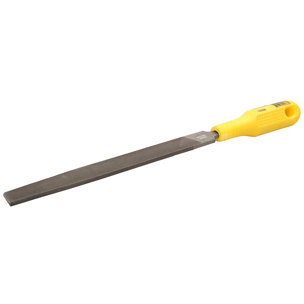 6 Pza Lima plana con mango plástico 8" Surtek