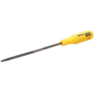 6 Pza Lima triangular doble con mango plástico 6" Surtek