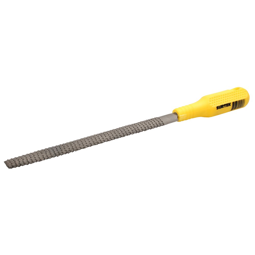 6 Pza Lima media caña escofina con mango plástico 6" Surtek
