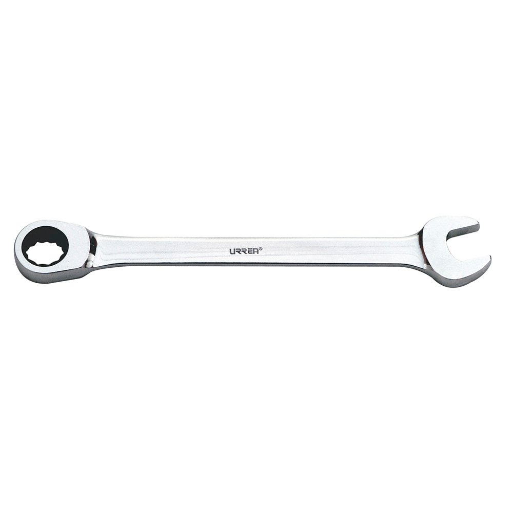Llave combinada pulido espejo de matraca métrica, 12 puntas, 12 mm Urrea