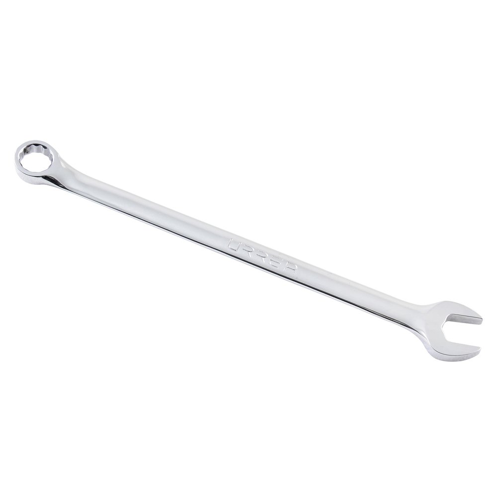 6 Pza Llave combinada extra larga pulido espejo en pulgadas, 12 puntas, 1" Urrea