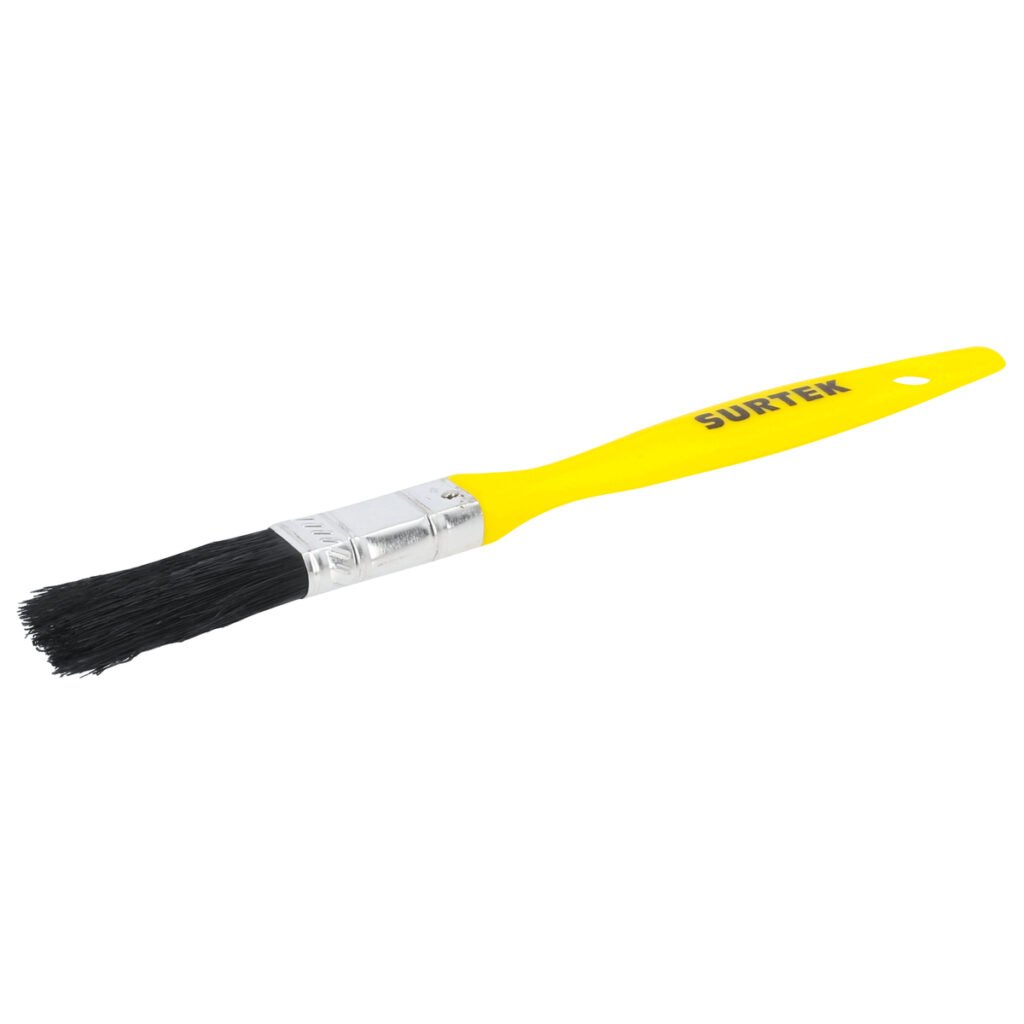6 Pza Brocha de cerdas naturales con mango plástico 1/2" Surtek