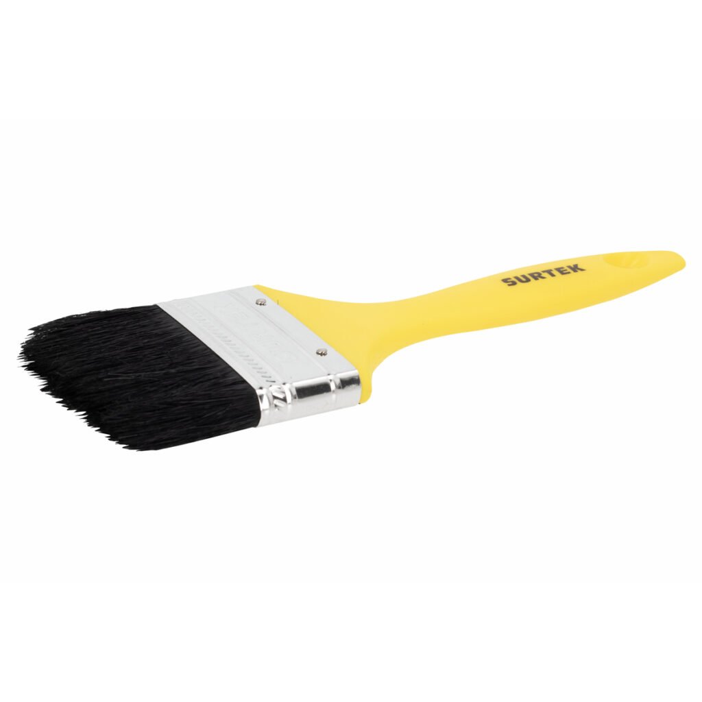6 Pza Brocha de cerdas naturales con mango plástico 2-1/2" Surtek