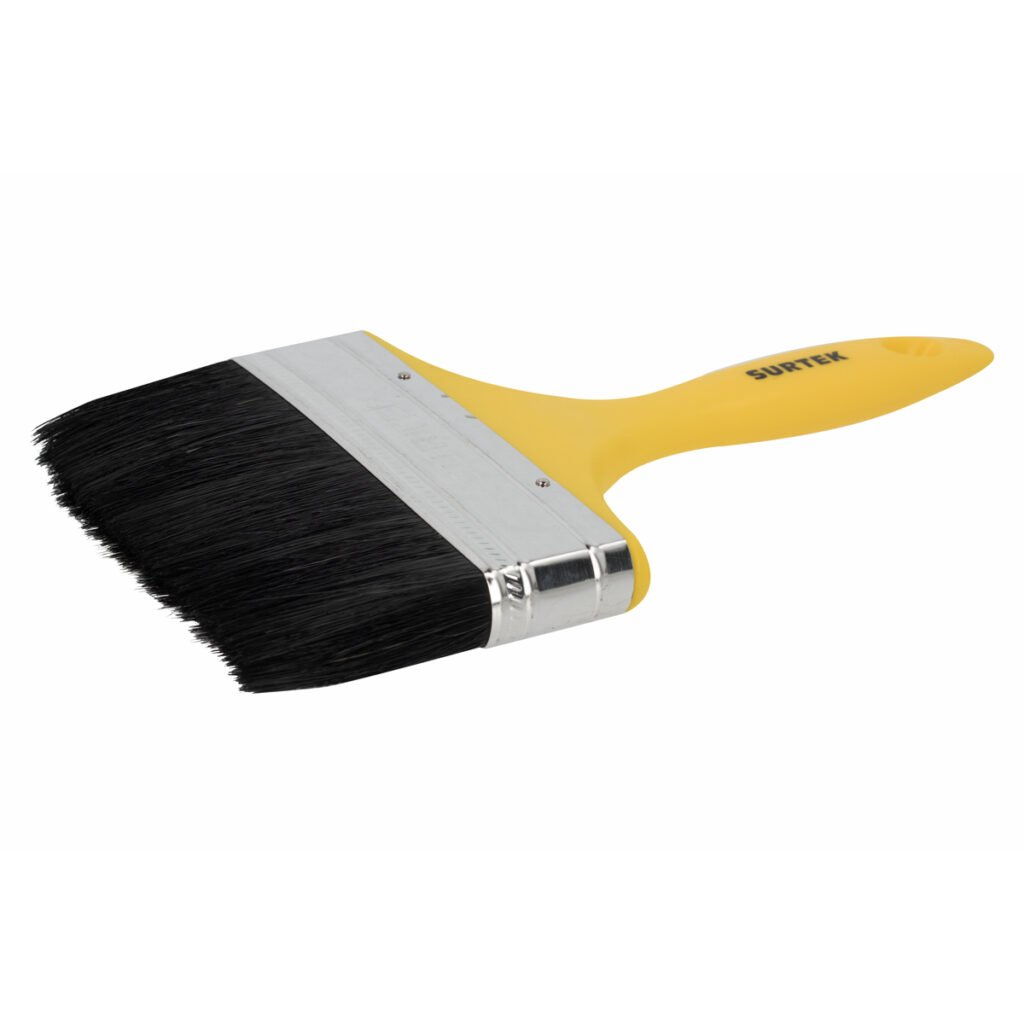 6 Pza Brocha de cerdas naturales con mango plástico 5" Surtek