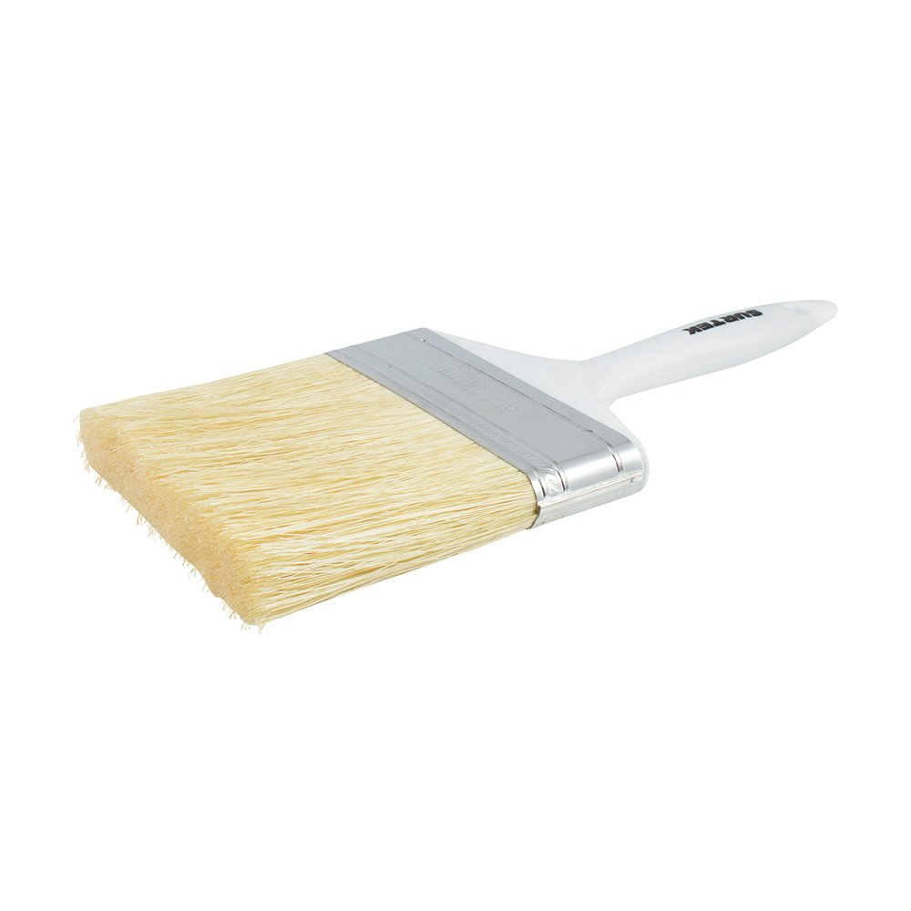 6 Pza Brocha de cerdas ixtle con mango plástico 5" Surtek