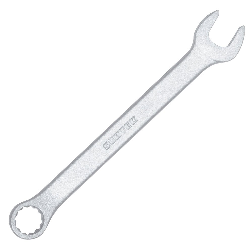 6 Pza Llave combinada satinada en pulgadas, 12 puntas, 7/8" Surtek