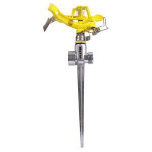 6 Pza Aspersor metálico regulable por pulsación 3/4" GHT 2 vías Surtek
