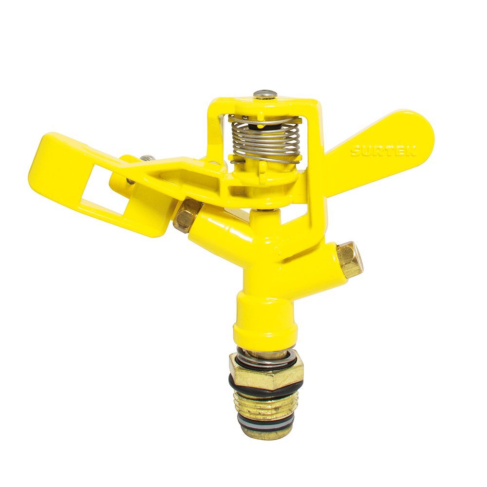 6 Pza Aspersor metálico regulable por pulsación 3/4" GHT Surtek