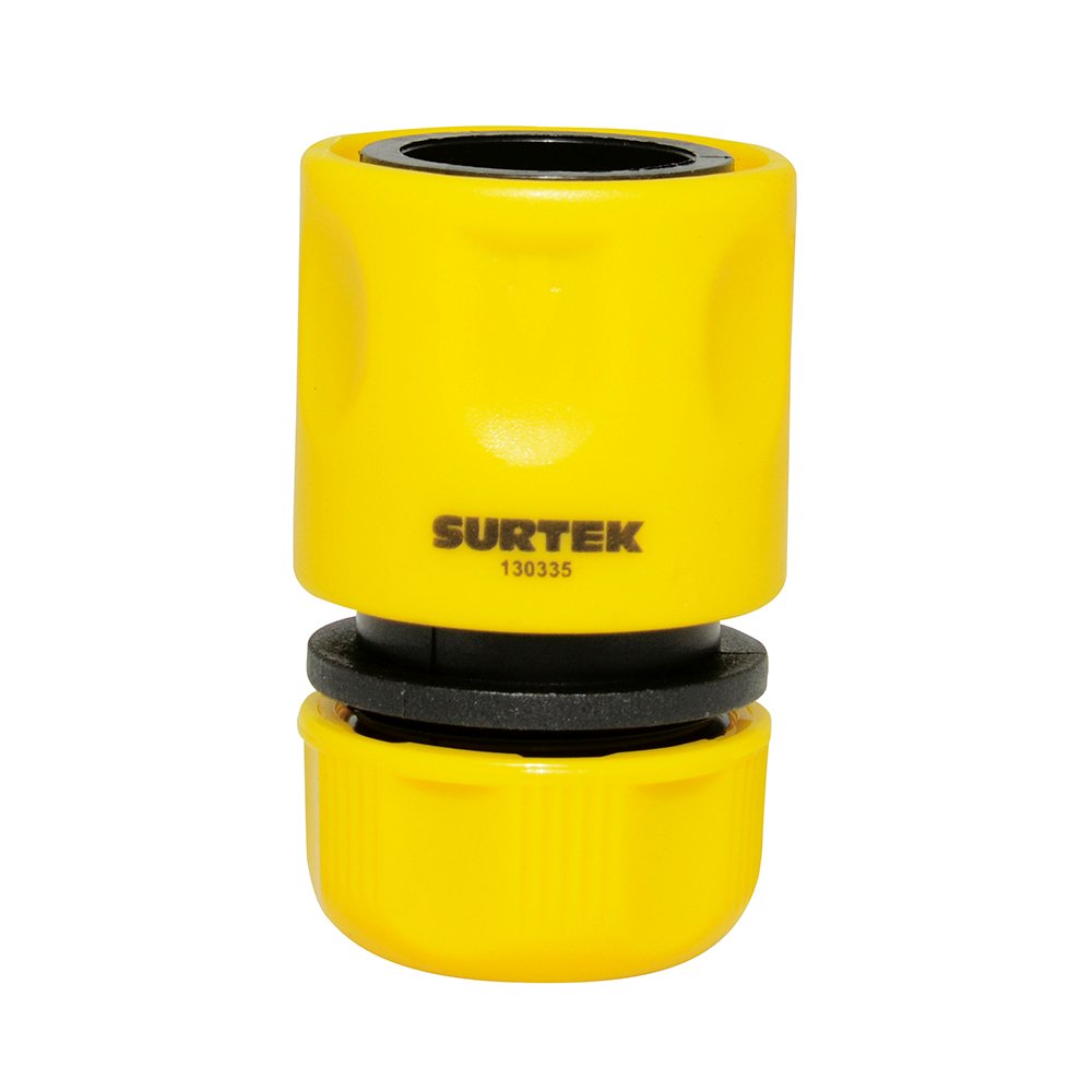 12 Pza Juego de conectores para manguera de riego con sistema clic 3/4" GHT, 2 piezas Surtek