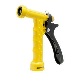 6 Pza Pistola para riego metálica con seguro para riego continuo 3/4" GHT Surtek