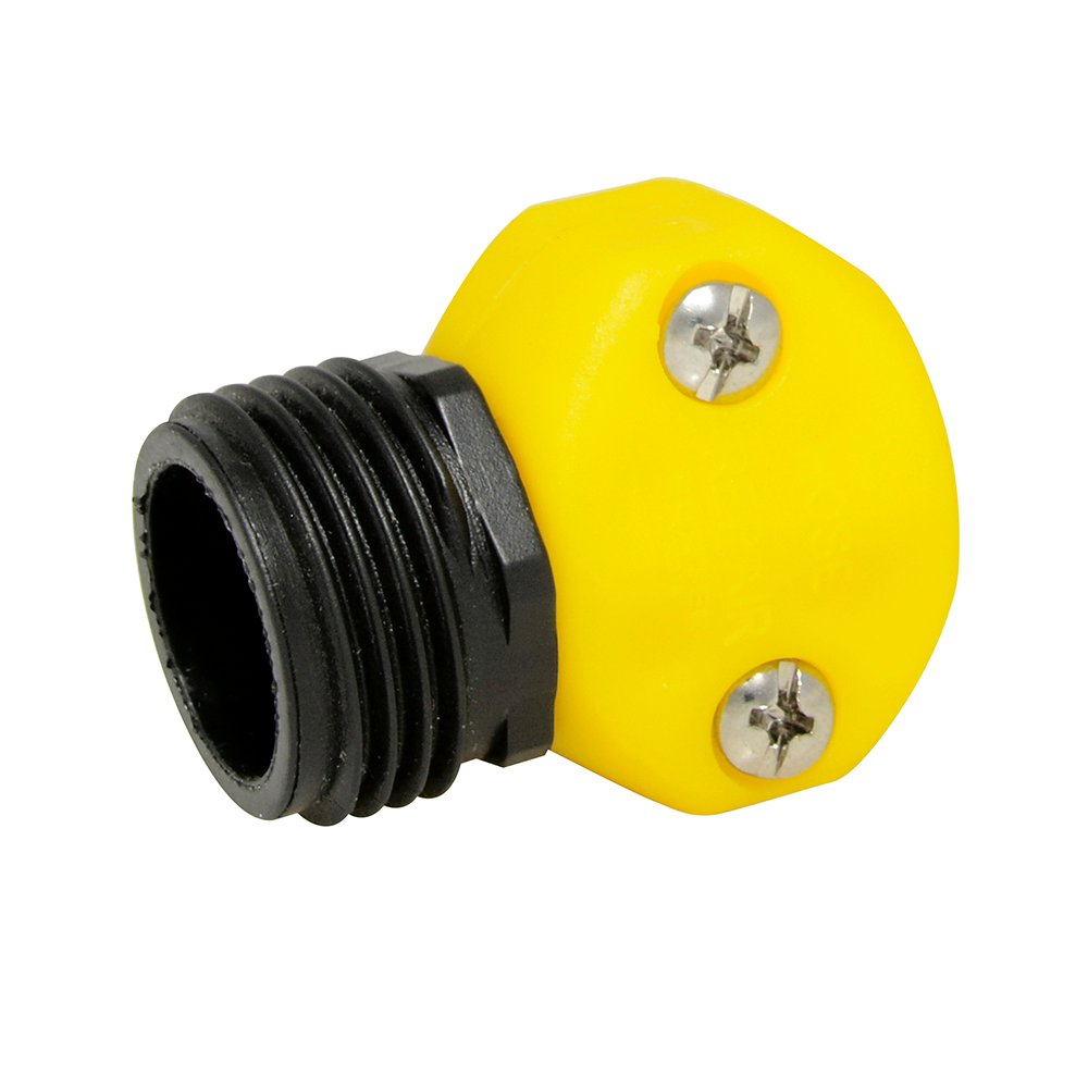12 Pza Conector para manguera de riego plastico, 5/8" a 3/4" macho Surtek