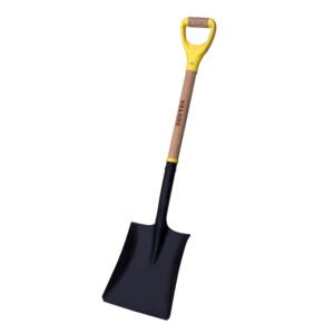 3 Pza Pala con mango de madera con puño contractor grip, cuadrada Surtek