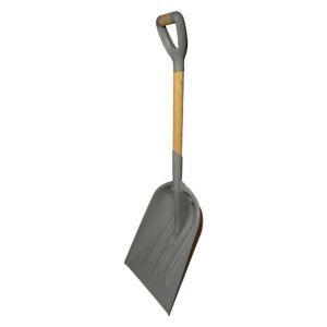 3 Pza Pala sanitaria con mango de madera con puño contractor grip, cuchara plástica Surtek
