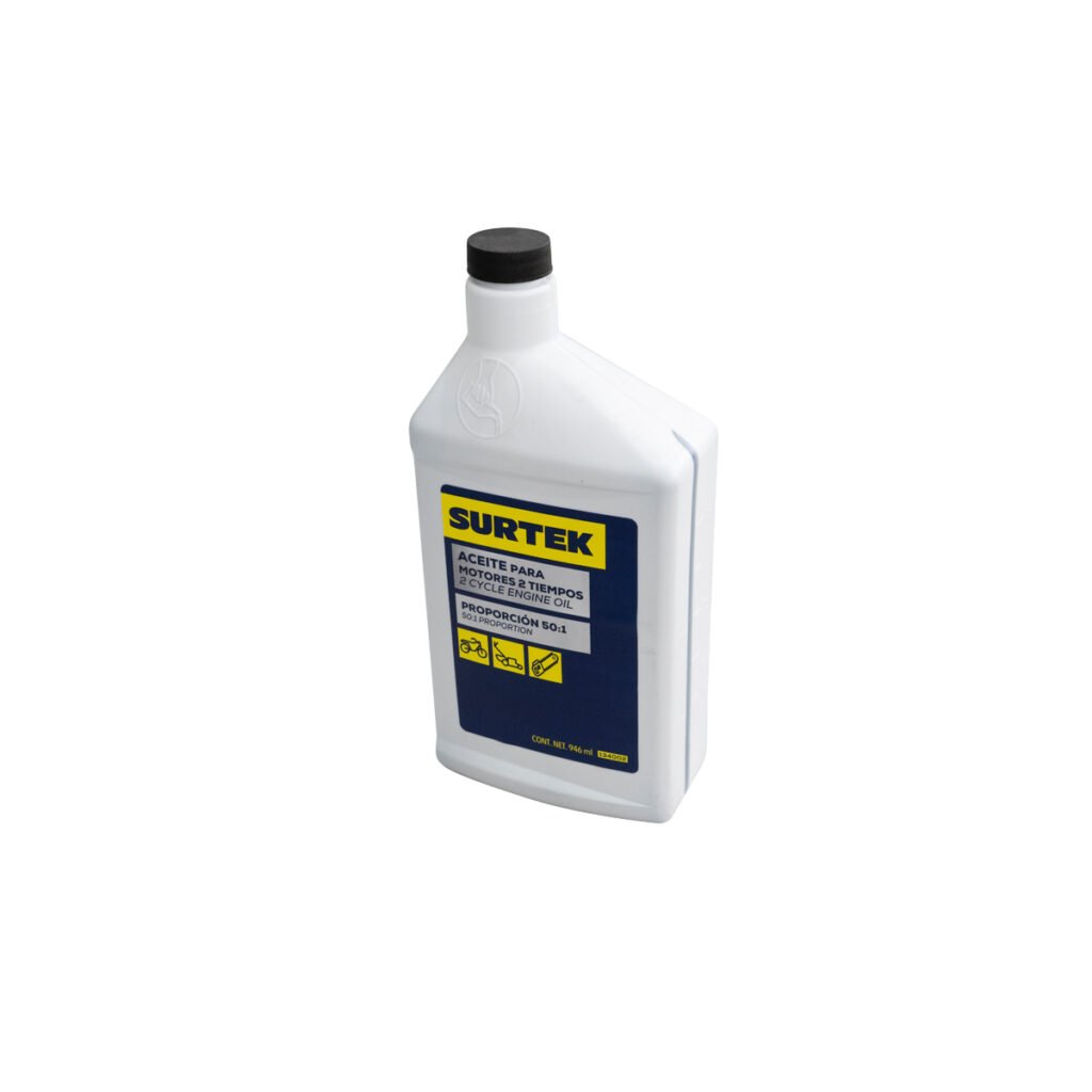 12 Pza Aceite mineral dos tiempos 50:1, 946 ml Surtek