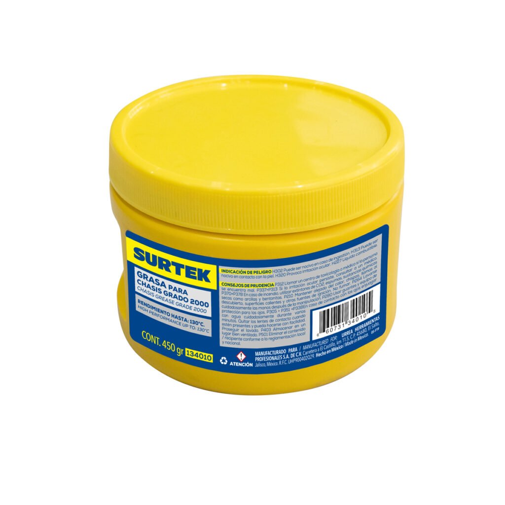 12 Pza Grasa para chasis 450 gr Surtek