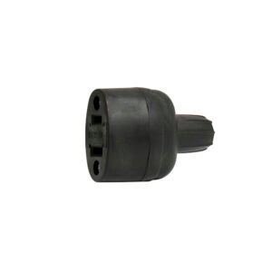 10 Pza Contacto de hule oval, color negro Surtek