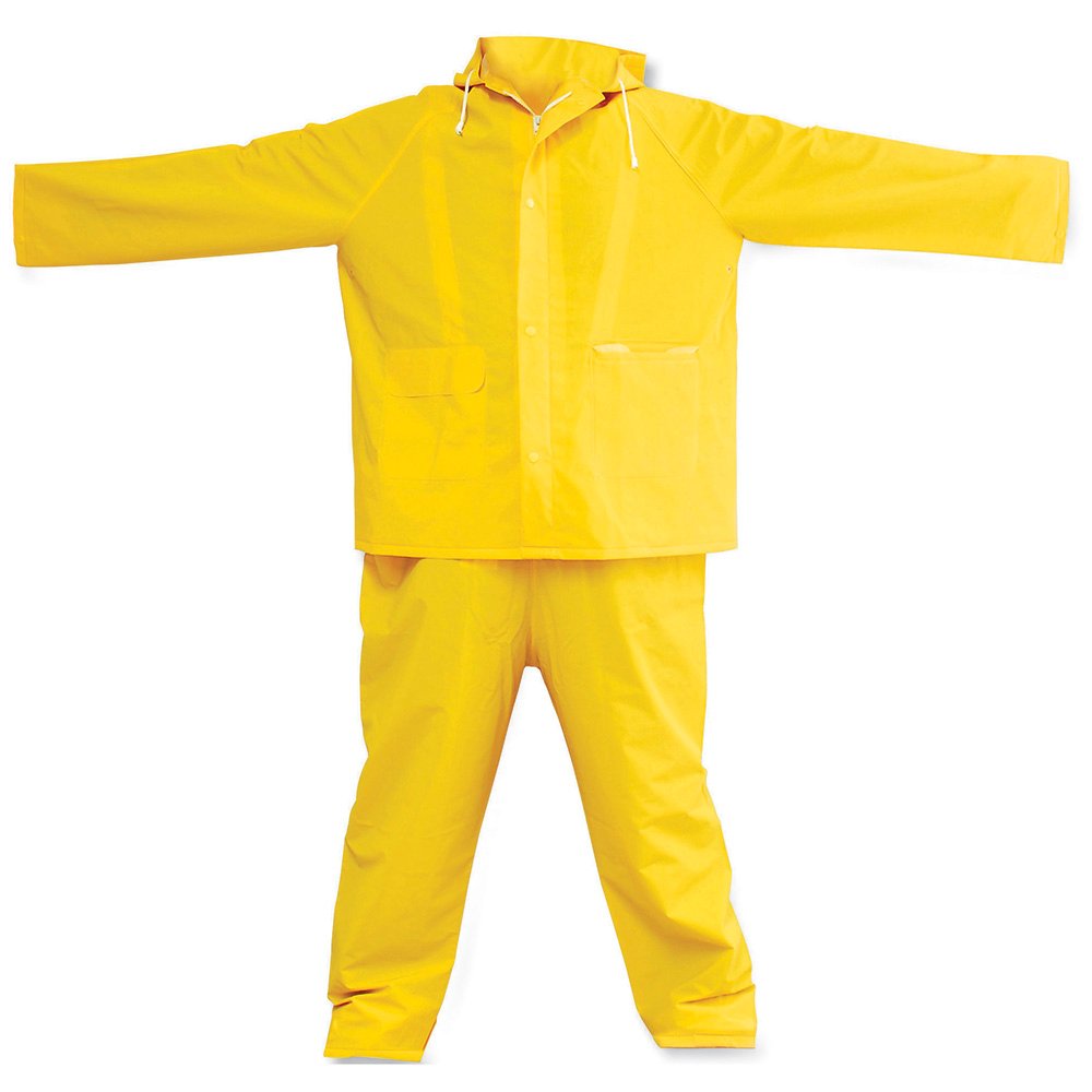 Traje impermeable sin reflejante con interior de poliéster EG, 2 piezas Surtek