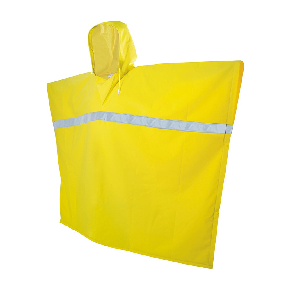 Poncho impermeable con cintas reflejantes unitalla Surtek