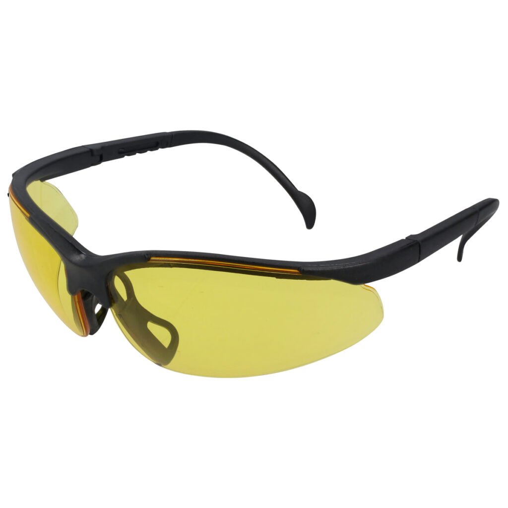 6 Pza Lentes de seguridad modelo Confort, ámbar Surtek