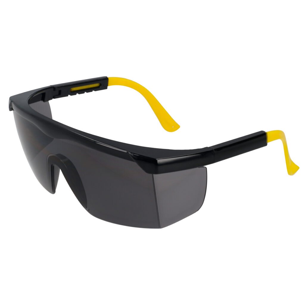 6 Pza Lentes de seguridad modelo ajustable, oscuros Surtek