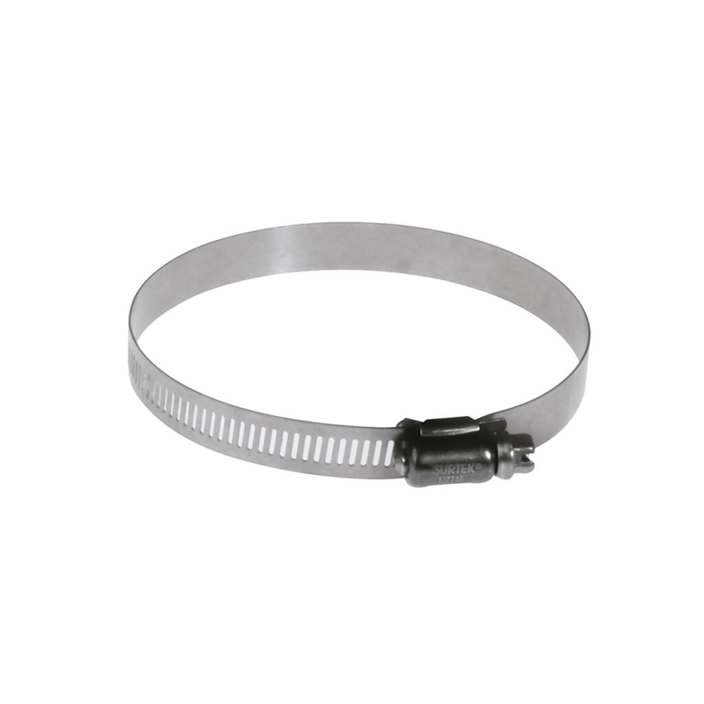 200 Pza Abrazadera mini sin fin de acero inoxidable de 1/4" a 5/8" Surtek