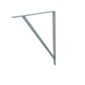 10 Pza Ménsula con soporte color gris 13 x 20" Surtek