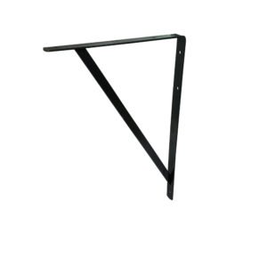 10 Pza Ménsula con soporte color negro 13 x 20" Surtek