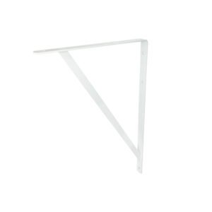 10 Pza Ménsula con soporte color blanco 13 x 20" Surtek