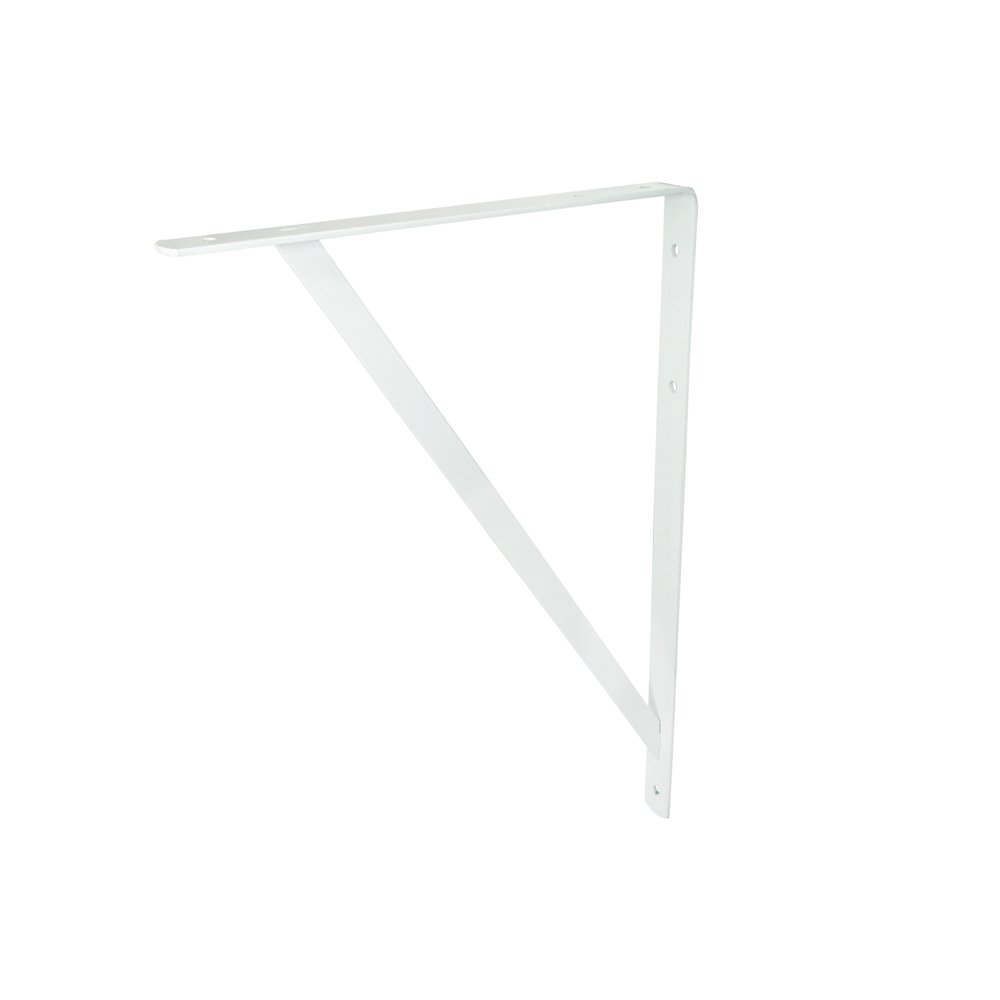 10 Pza Ménsula con soporte color blanco 13 x 20" Surtek