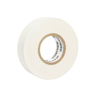 6 Pza Cinta blanca para aislar 19 mm x 18 m Surtek
