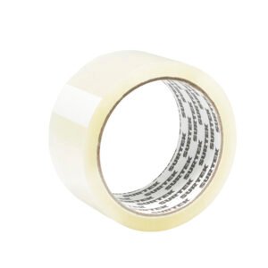 6 Pza Cinta transparente hot melt para empacar 48 mm x 40 m Surtek