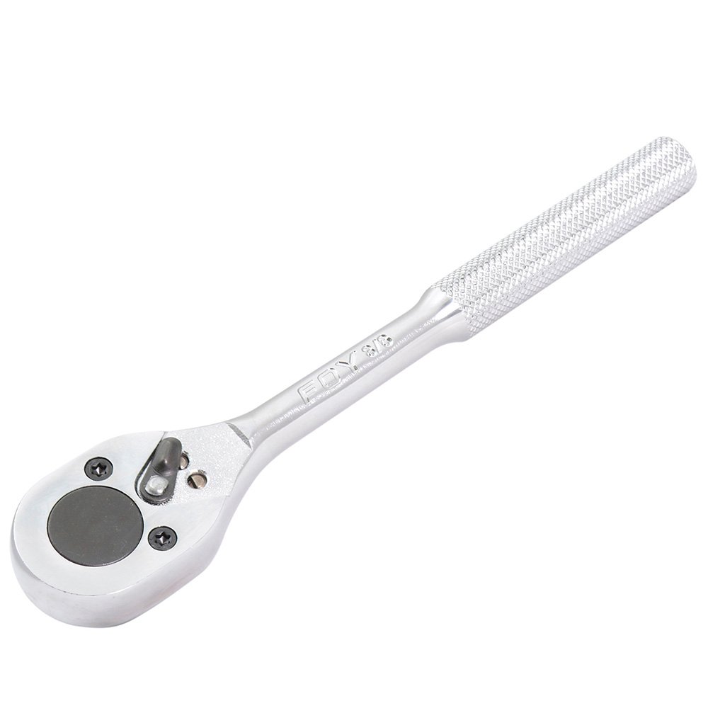 Matraca reversible cromada, para dado cuadro de 3/8" Foy