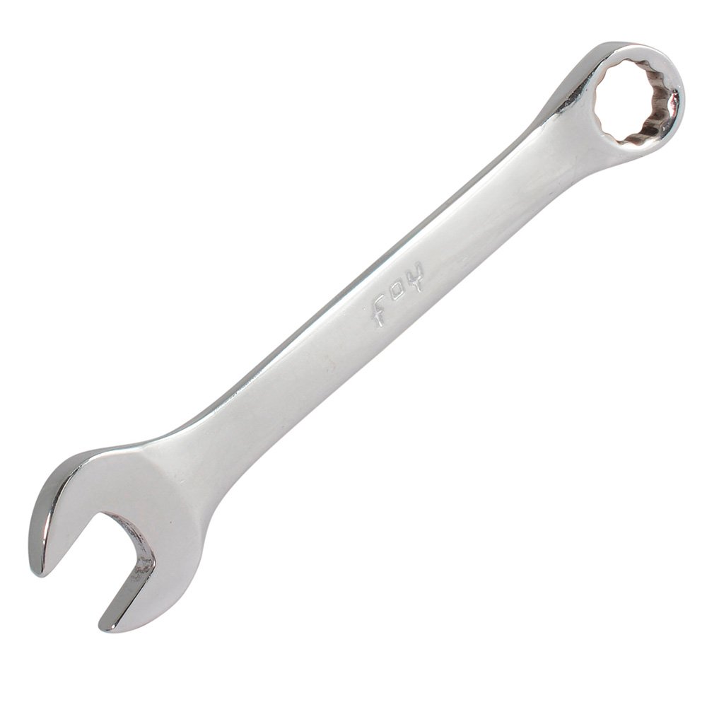 12 Pza Llave combinada pulido espejo métrica, 12 puntas, 6 mm Foy