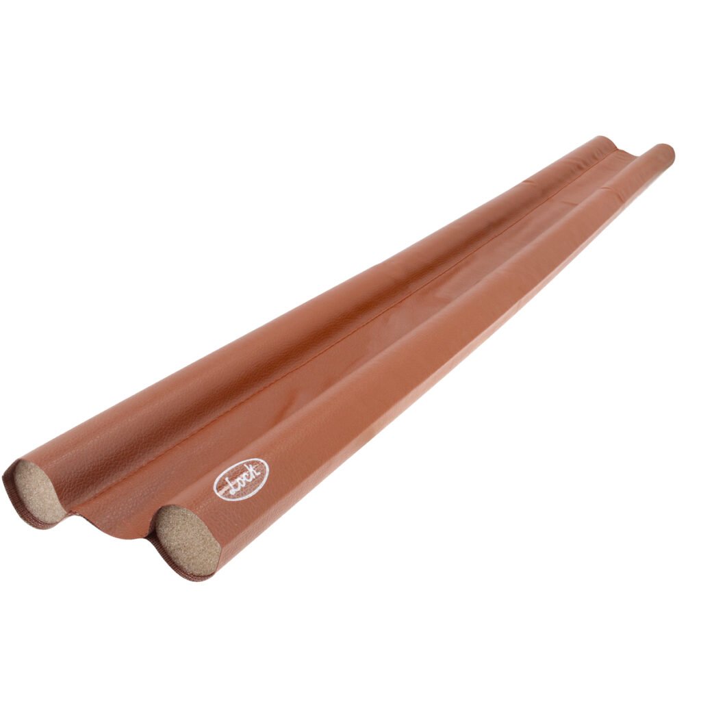 12 Pza Guardapolvo foam con cubierta PVC café 95 cm Lock