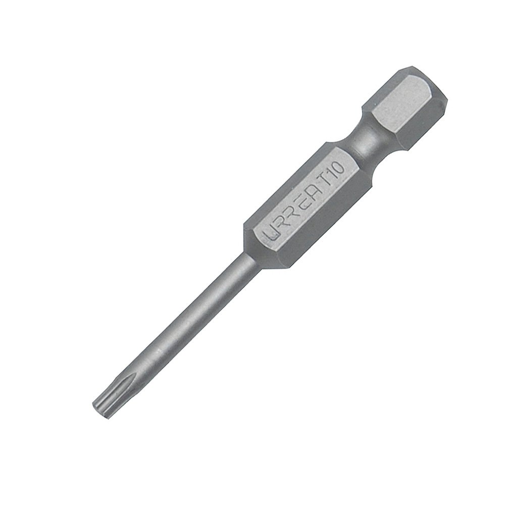 10 Pza Punta Torx de poder hexágono de 1/4", T10x1-15/16" Urrea