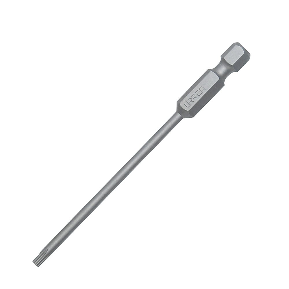 6 Pza Punta Torx de poder hexágono de 1/4", T20 x 3-1/2" Urrea