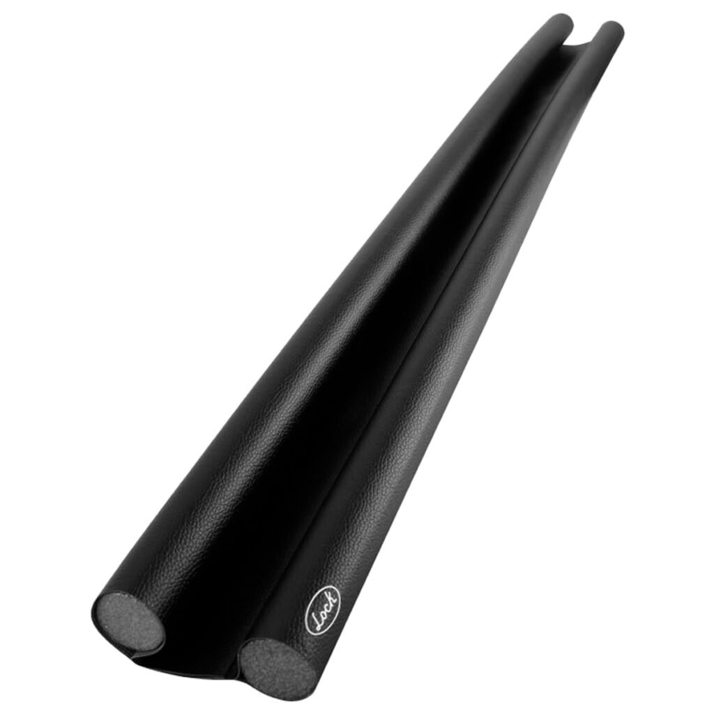 12 Pza Guardapolvo foam con cubierta PVC negro 95 cm Lock